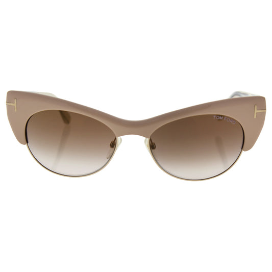 Tom Ford FT0387 74G Lola - Pink Gold-Brown Gradient by Tom Ford for Women - 54-17-140 mm Sunglasses
