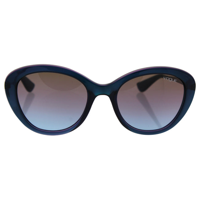 Vogue VO2870S 2267-48 - Top Transparent Green Violet-Azure Pink Gradient Brown by Vogue for Women - 52-19-135 mm Sunglasses