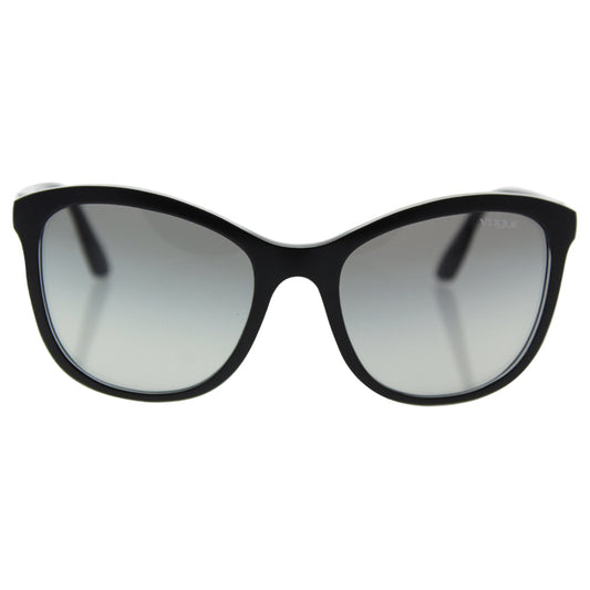 Vogue VO5033S 2385-11 - Top Matte Black-Grey Transparent-Grey Gradient by Vogue for Women - 54-19-135 mm Sunglasses