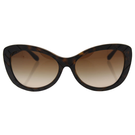 Burberry BE 4217 3578-13 - Matte Dark Havana-Brown Gradient by Burberry for Women - 56-16-140 mm Sunglasses