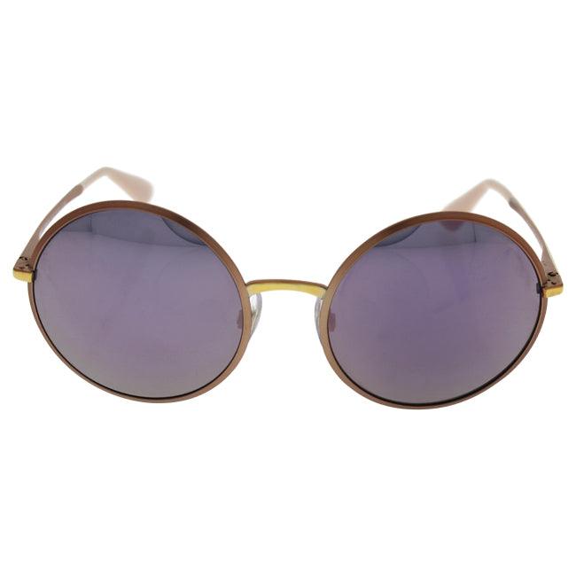 Dolce and Gabbana DG 2155 1294-5R - Matte Pink Gold-Dark Grey Pink by Dolce and Gabbana for Women - 56-20-140 mm Sunglasses
