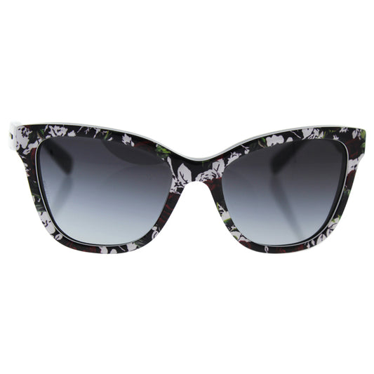 Dolce and Gabbana DG 4237 3019-8G - Top Print Rose-Black-Grey Gradient by Dolce and Gabbana for Women - 47-15-130 mm Sunglasses