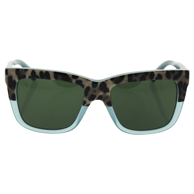 Dolce and Gabbana DG 4262 2971-71 - Print Leo On Opal Green-Grey Green by Dolce and Gabbana for Women - 54-18-140 mm Sunglasses