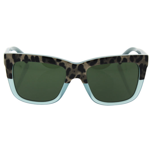 Dolce and Gabbana DG 4262 2971-71 - Print Leo On Opal Green-Grey Green by Dolce and Gabbana for Women - 54-18-140 mm Sunglasses