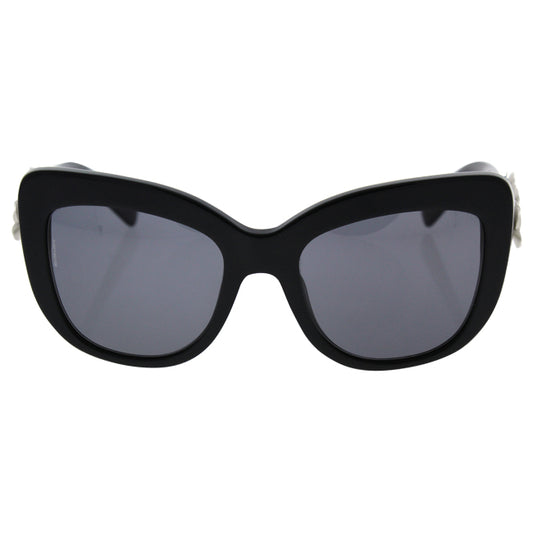 Dolce and Gabbana DG 4252 921-81 - Black-Polar Grey Polarized by Dolce and Gabbana for Women - 55-20-140 mm Sunglasses