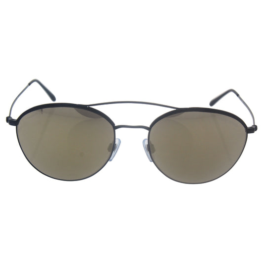 Giorgio Armani AR 6032J 3001-5A Frames of Life-Matte Black-Light Brown Dark Gold by Giorgio Armani for Women - 55-18-140 mm Sunglasses