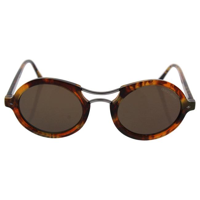 Giorgio Armani AR 8072 5191-53 Frames of Life - Striped Havana-Dark Brown by Giorgio Armani for Women - 48-23-140 mm Sunglasses