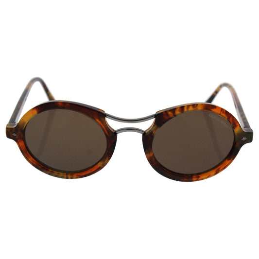 Giorgio Armani AR 8072 5191-53 Frames of Life - Striped Havana-Dark Brown by Giorgio Armani for Women - 48-23-140 mm Sunglasses