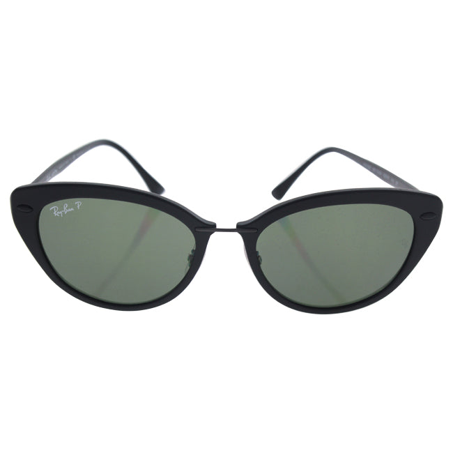 Ray Ban RB 4250 601S-9A Light Ray - Black-Green Classic G-15 Polarized by Ray Ban for Women - 52-18-140 mm Sunglasses