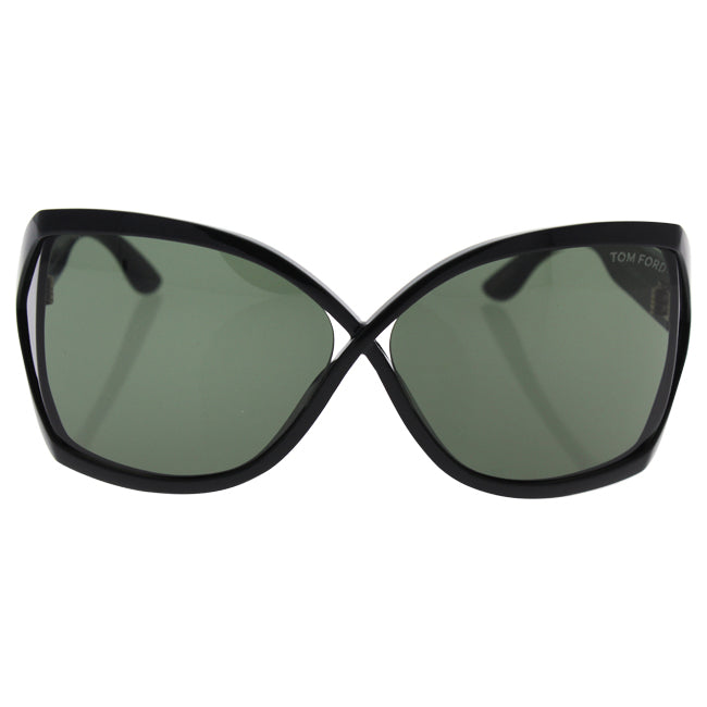 Tom Ford TF427 01N Juliane - Shiny Black-Green by Tom Ford for Women - 62-11-115 mm Sunglasses