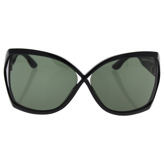 Tom Ford TF427 01N Juliane - Shiny Black-Green by Tom Ford for Women - 62-11-115 mm Sunglasses