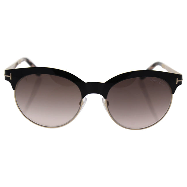 Tom Ford TF438 01F Angela - Shiny Black-Brown Gradient by Tom Ford for Women - 53-18-135 mm Sunglasses