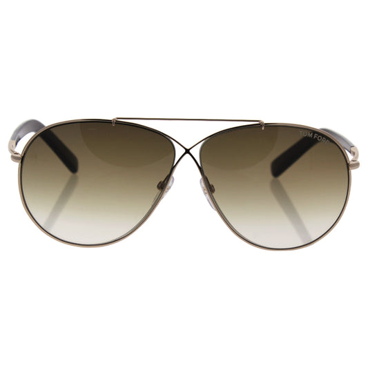 Tom Ford TF374 28F Eva - Shiny Gold Brown-Brown Gradient by Tom Ford for Women - 61-10-140 mm Sunglasses