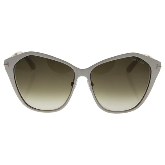 Tom Ford TF391 25F Lena - Ivory-Brown Gradient by Tom Ford for Women - 58-13-140 mm Sunglasses