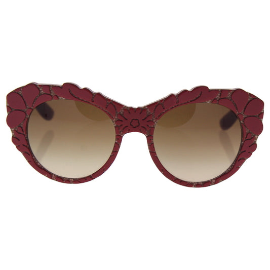 Dolce and Gabbana DG 4267 2999-13 - Top Red-texture Tissue- Brown Gradient by Dolce and Gabbana for Women - 53-20-140 mm Sunglasses