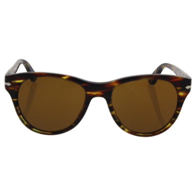 Persol PO3134S 938-33 - Green Striped-Brown by Persol for Women - 51-17-140 mm Sunglasses