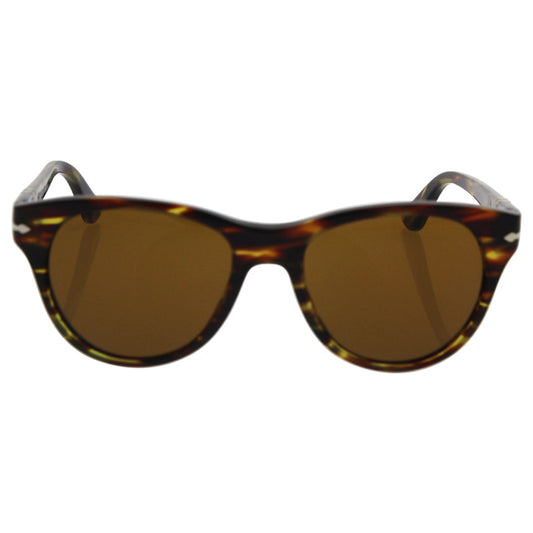 Persol PO3134S 938-33 - Green Striped-Brown by Persol for Women - 51-17-140 mm Sunglasses