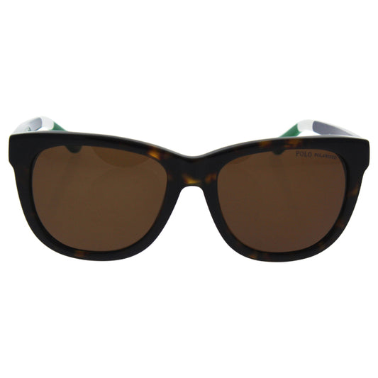 Polo Ralph Lauren PH 4105 5577-83 - Shiny Dark Havana-Brown Gradient Polarized by Ralph Lauren for Women - 54-18-140 mm Sunglasses