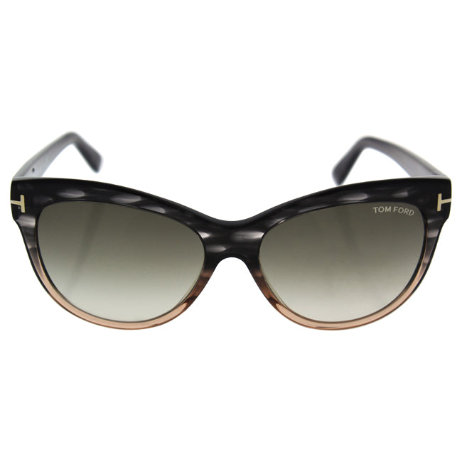 Tom Ford FT0430 Lily 20P - Grey-Gradient Green by Tom Ford for Women - 56-16-140 mm Sunglasses