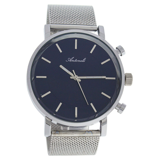 AG6182-08 Silver Stainless Steel Mesh Bracelet Watch by Antoneli for Women - 1 Pc Watch