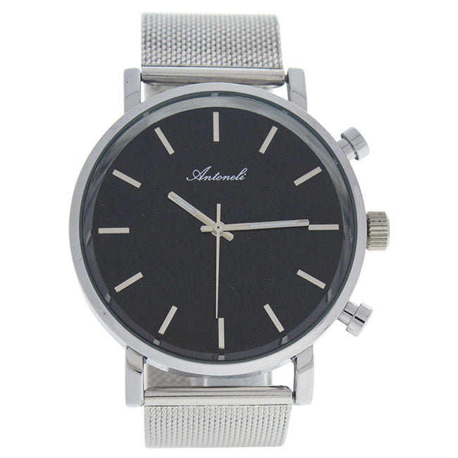 AG6182-06 Silver Stainless Steel Mesh Bracelet Watch by Antoneli for Women - 1 Pc Watch