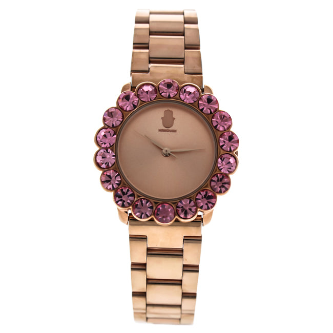MSHSCRG-2 Scarlett - Rose Gold Stainless Steel Bracelet Watch by Manoush for Women - 1 Pc Watch