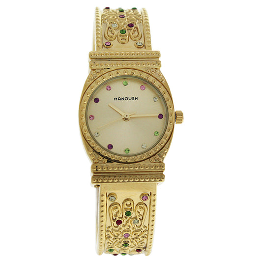 MSHMIG Mizuna - Gold Stainless Steel Bracelet Watch by Manoush for Women - 1 Pc Watch